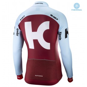 Maillot vélo 2018 Team Katusha Alpecin Hiver Thermal Fleece N001
